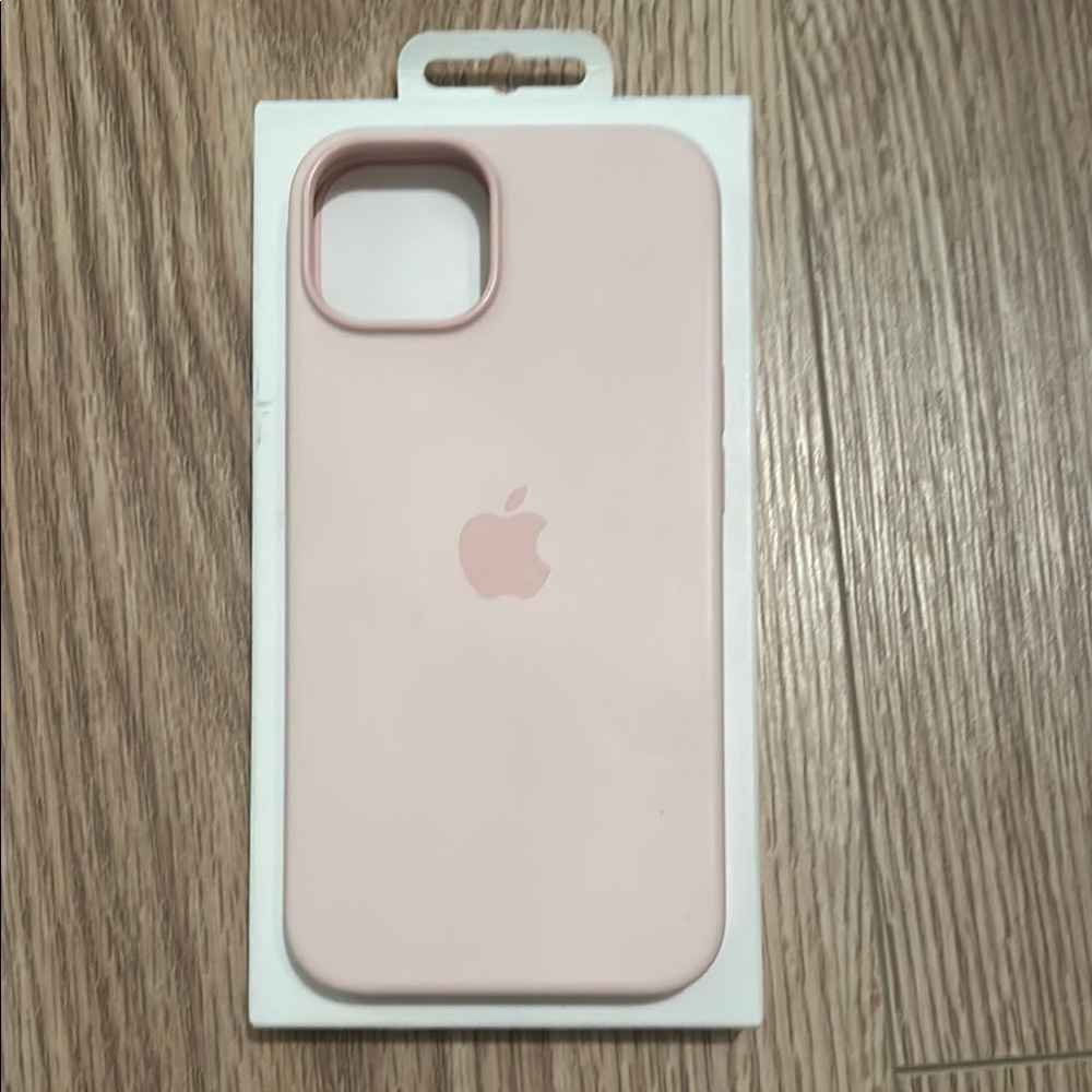 Apple Pink Silicone iPhone Case